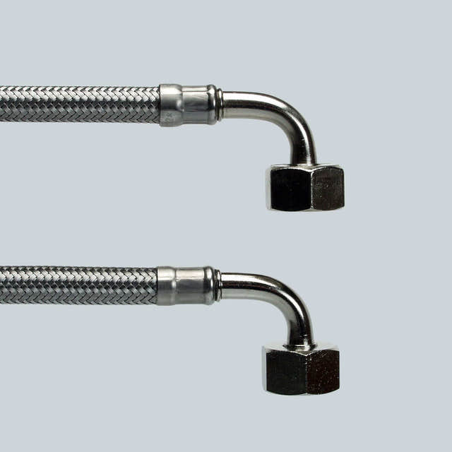 Altech DN8 Flexislange Vinkel-Vinkel / 80cm / 1/2"x1/2" Altech Koblingsslange DAL-9306326