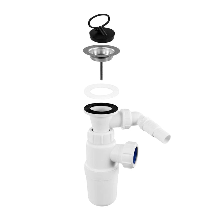 Altech Flaskevannlås 1¼" x 32/40 mm Med avgrening for vaske- og oppvaskmaskin