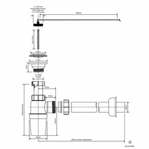 Altech Flaskevannlås Kombi 1 ¼″ × 32/40 mm