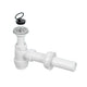 Altech flaskevannlås kombi lavtbyggende Hvit / 1 1/4"X40mm Altech Vannlås DAL-4520315
