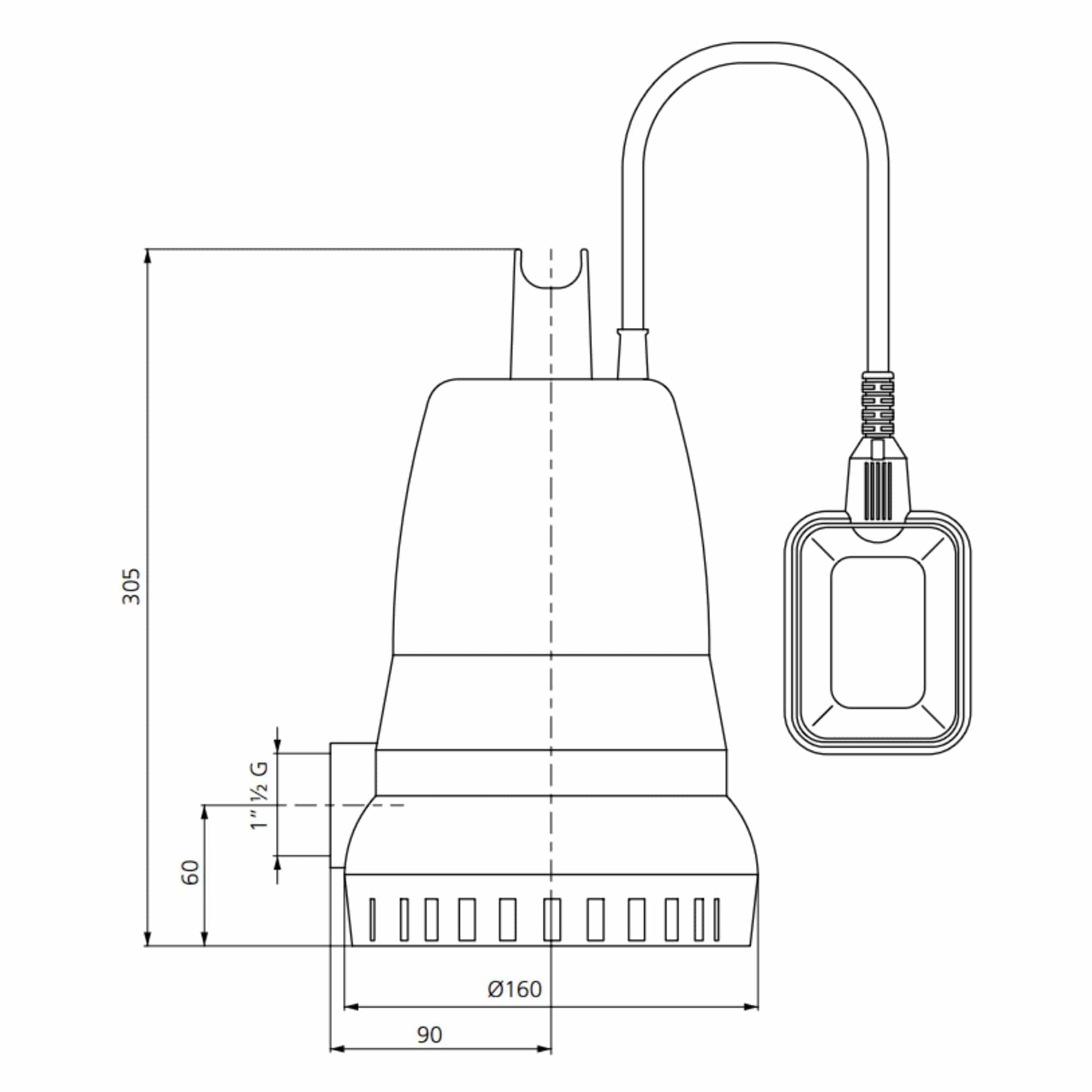 Altech LPC300 Lensepumpe Altech Lensepumpe DAL-9045985