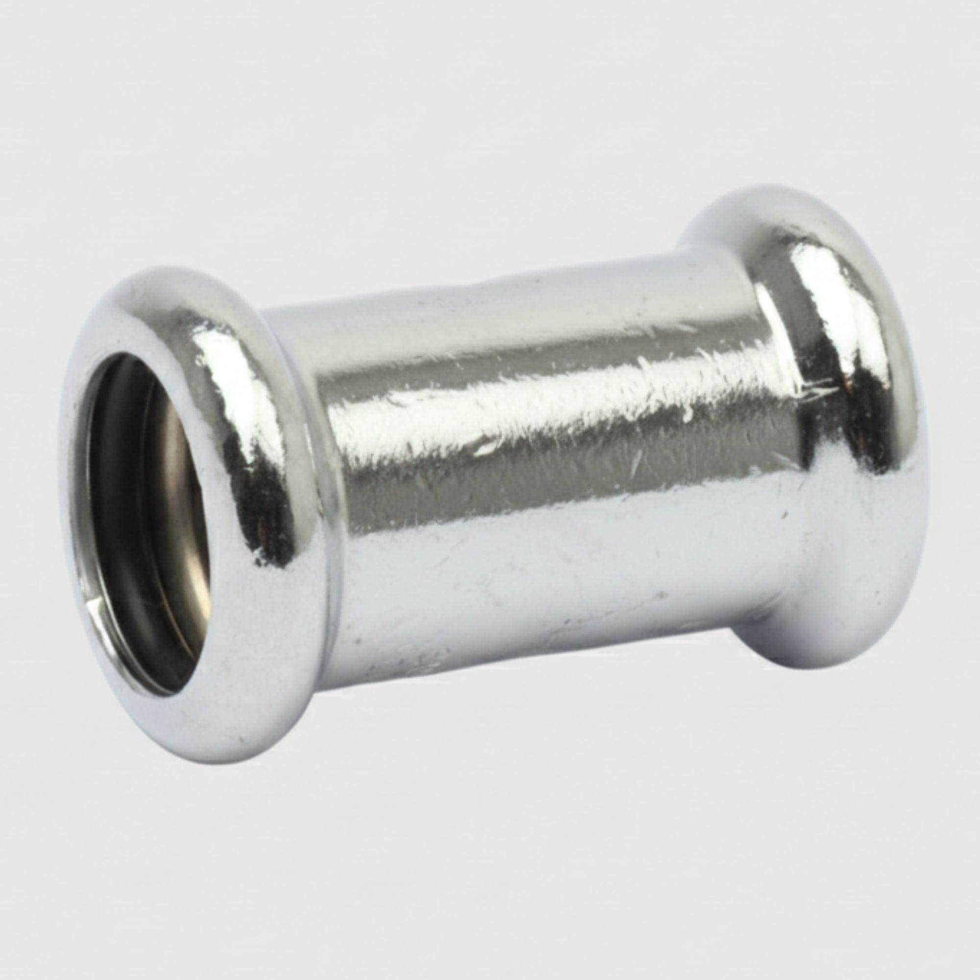 Altech Muffe forkrommet 12-15mm 16270 12mm Altech Muffe pressfitting DAL-5056435