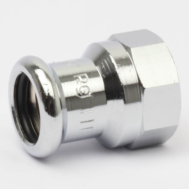 Altech Overg.muffe 12-15mm x 1/2-3/8" forkrommet 16270g 12mmx3/8" Altech Overgangsmuffe pressfitting DAL-5056456