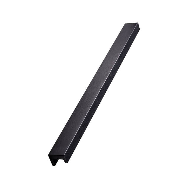 Alterna 4376 Station Håndtak Børstet svart / 350mm Alterna Knotter og håndtak GRO-7043366
