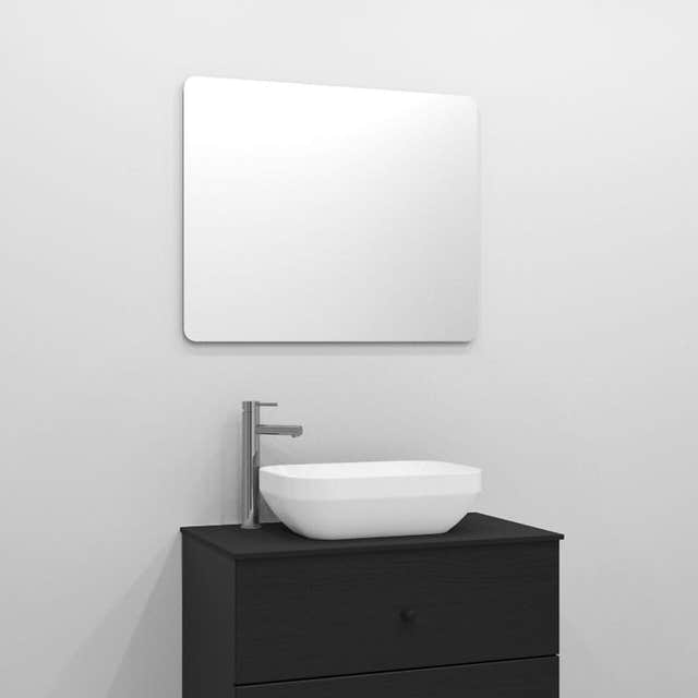 Alterna AVONA firkantet speil (vendbart) 80cm Alterna Baderomsspeil DAL-7080141