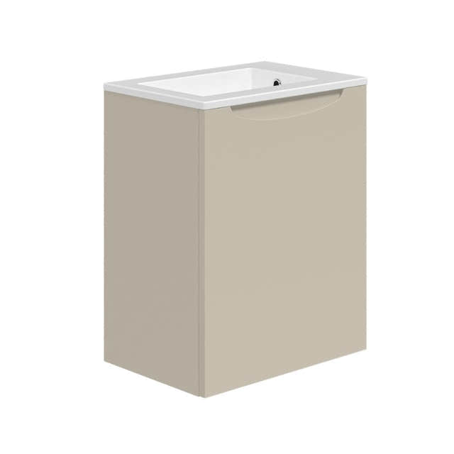 Alterna BENE Møbelpakke 2-i-1 inkl. servantskap og servant Lys beige matt / 50cm Alterna Møbelpakke bad DAL-1482273