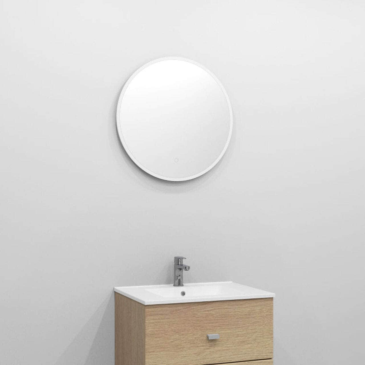 Alterna BLISS rundt speil med lys (frontlys) 60cm Alterna Baderomsspeil DAL-7080137