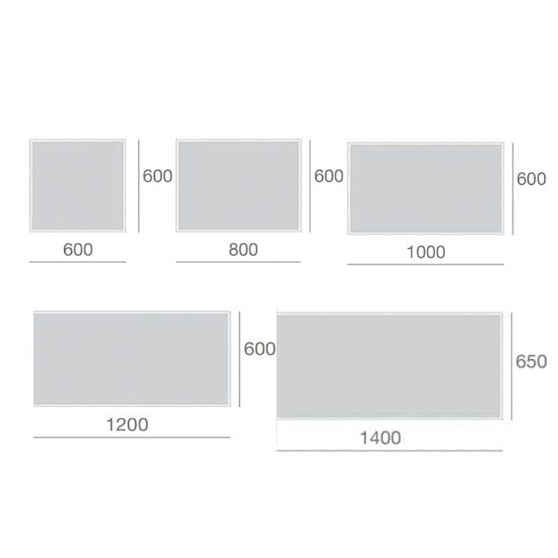 Alterna Bliss Speil med LED lys B60-140cm - vendbar Alterna Baderomsspeil