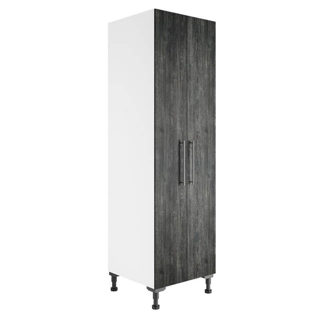 Alterna Høyskap 60 cm m/2 dører Mørk eik Alterna Høyskap vaskerom GRO-7012636