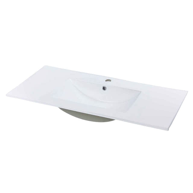 Alterna Malin Servant porselen B60-120xD46xH2cm 100cm Alterna Baderomsservant GRO-7011403