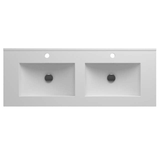 Alterna Malin Servant porselen B60-120xD46xH2cm 120cm dobbel Alterna Baderomsservant GRO-7010155