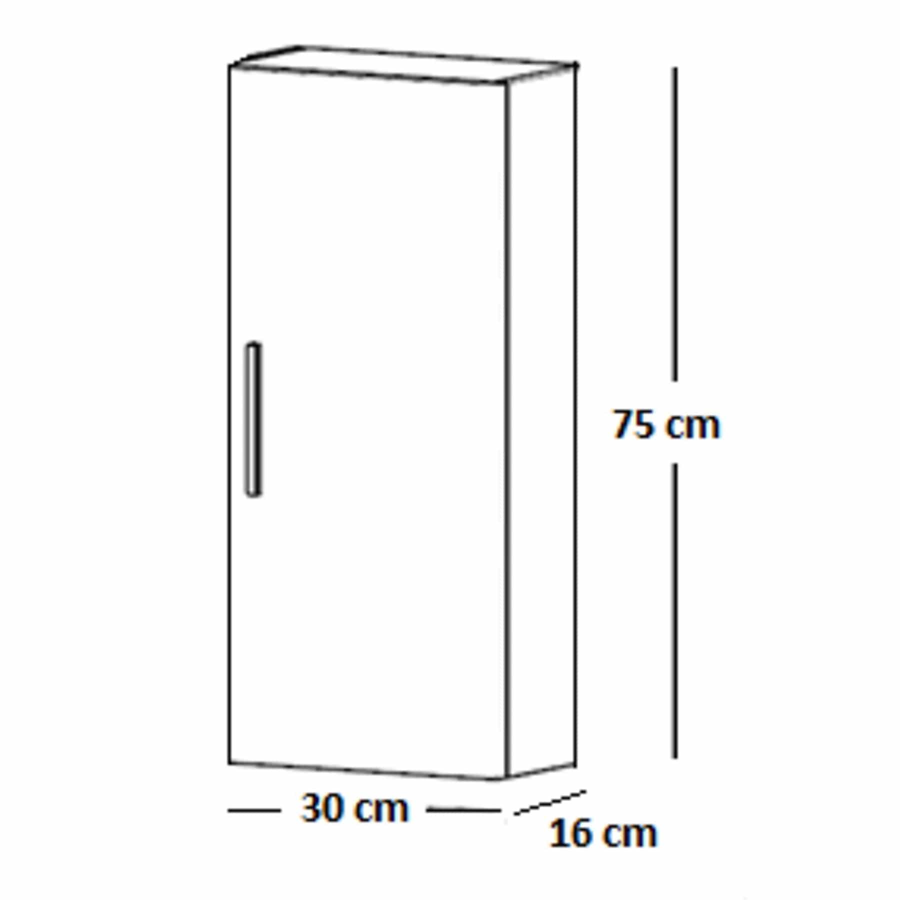 Alterna Malin Smal Overskap 30cm Alterna Sideskap bad
