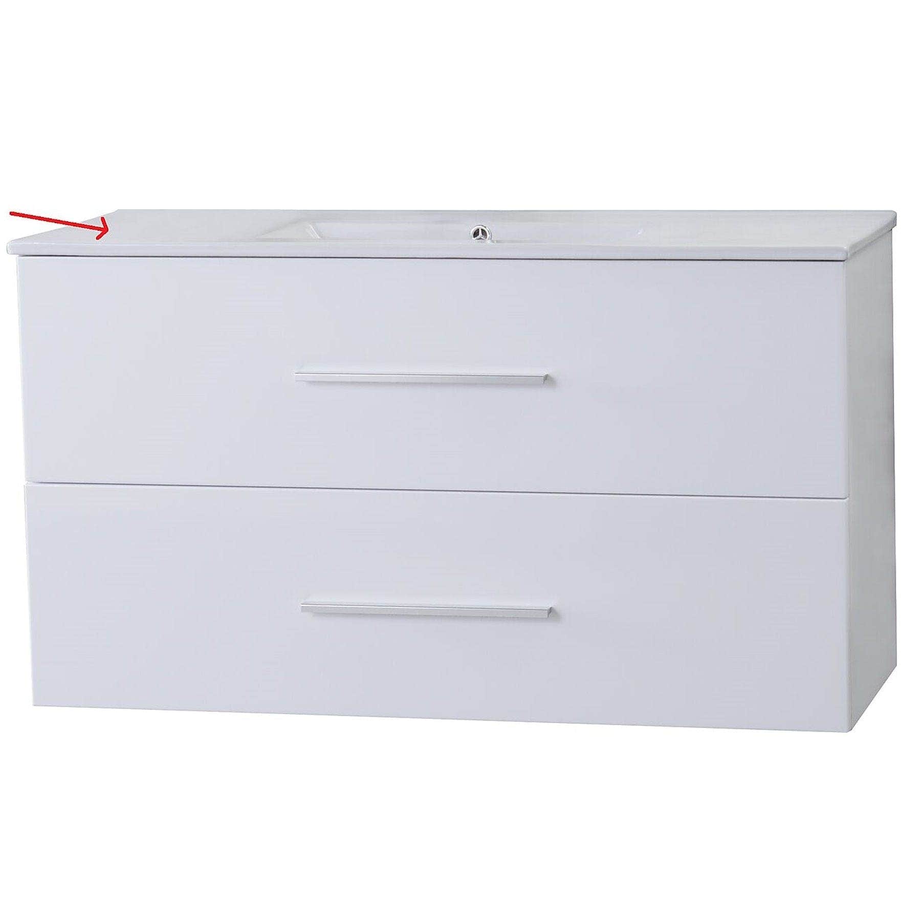 Alterna Malin Smal servant B60-100xD39xH2cm 100cm Alterna Møbelservant GRO-6070535
