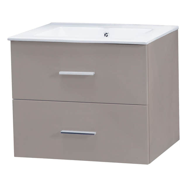 Alterna Malin Underskap m/2skuffer B60-120xD45xH55cm Sand matt / 60cm Alterna Servantskap GRO-7011673
