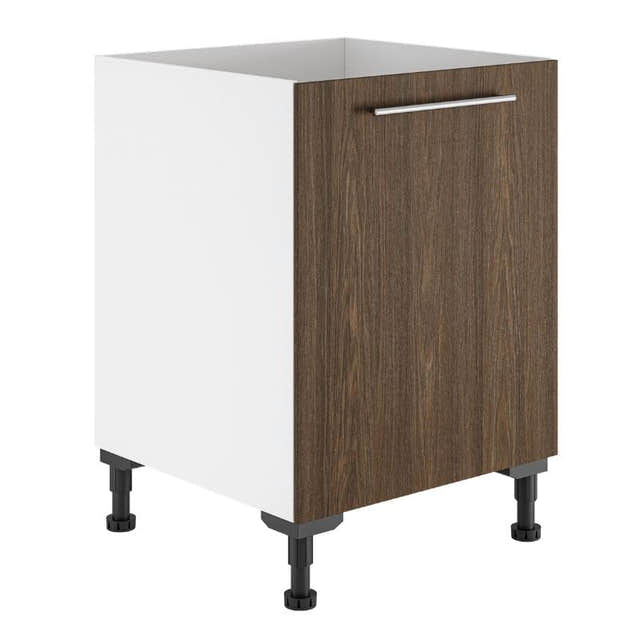 Alterna Nea Vaskerom: Benkeskap med 1 dør B40-60xD60xH72cm Valnøtt / 60cm Alterna Benkeskap vaskerom DAL-7012706