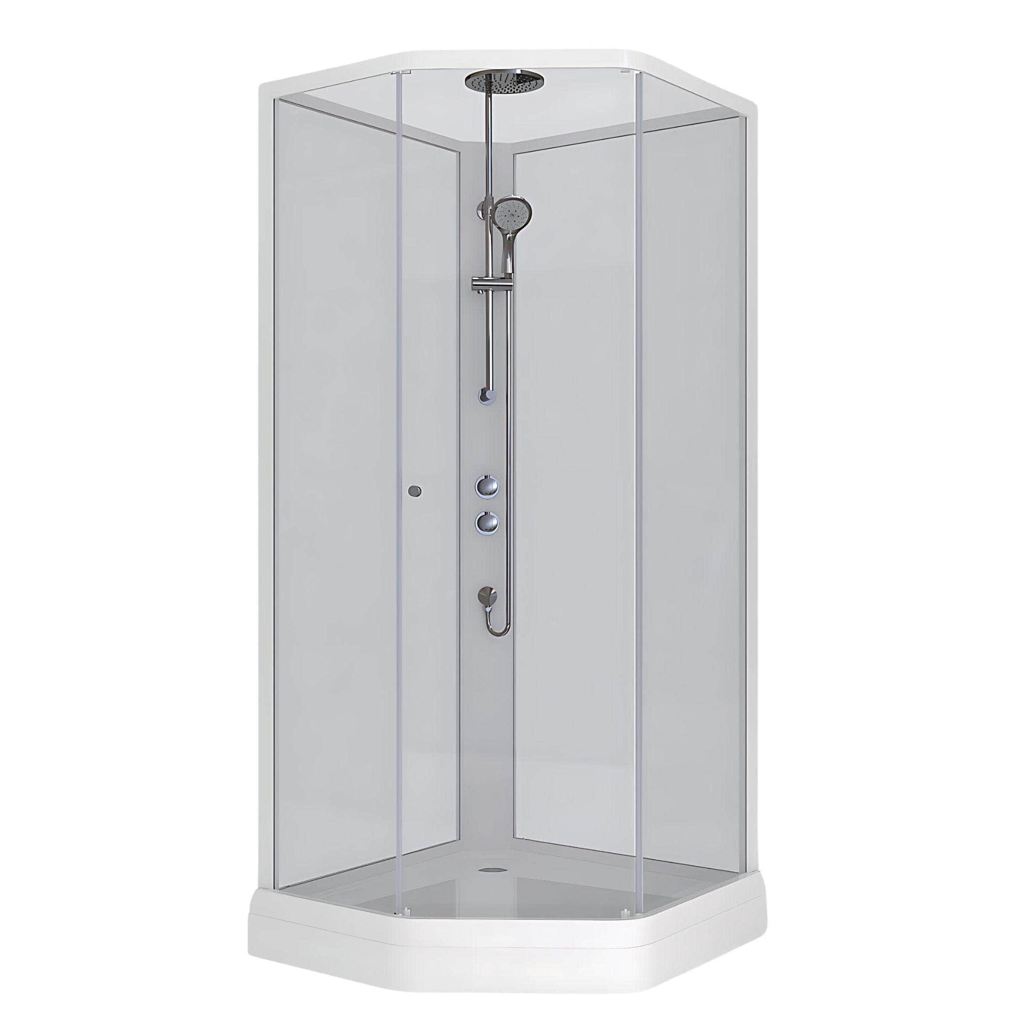 Alterna Pluvia Dusjkabinett Hvit / 90x90cm Alterna Dusjkabinett BUN-BD6310814
