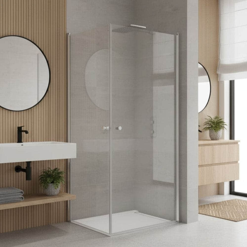 Alterna Pro Dusjhjørne Rett Krom / 90cm / Klart glass Alterna Dusjhjørne DAL-6310769