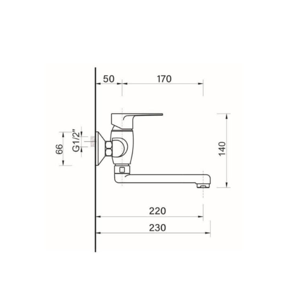 Alterna Pro Vaskeromsarmatur Krom Alterna Vaskeromsarmatur GRO-4374933