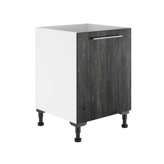 Alterna vaskerom: Benkeskap B20-60xD60xH72cm m/uttrekk Mørk eik / 60cm Alterna Benkeskap vaskerom GRO-7012618