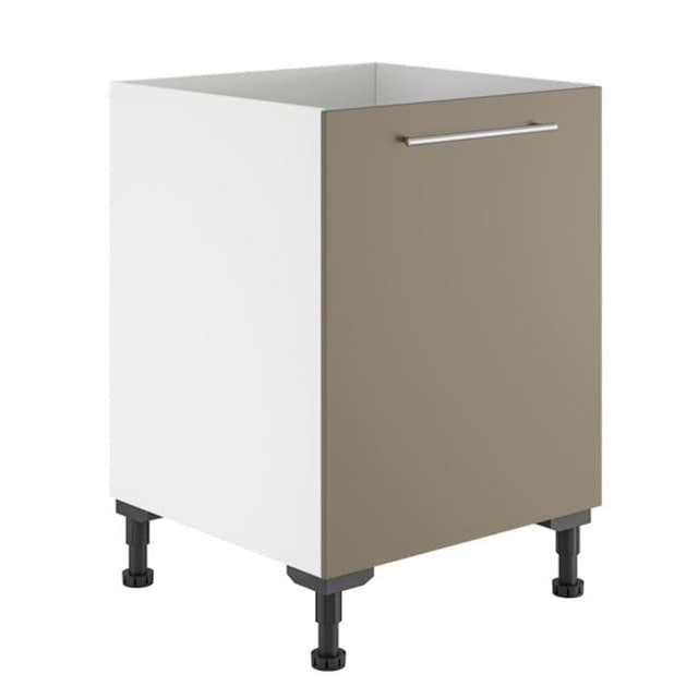 Alterna vaskerom: Benkeskap B20-60xD60xH72cm m/uttrekk Sand matt / 60cm Alterna Benkeskap vaskerom GRO-7011835