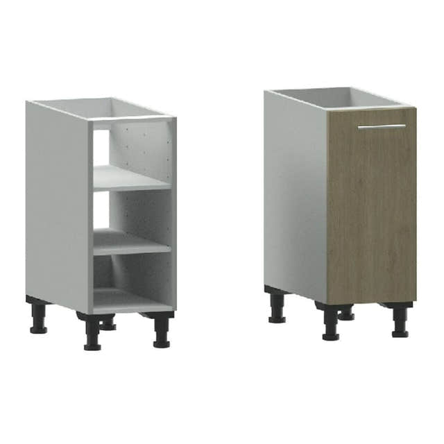 Alterna vaskerom: Benkeskap B40-60xD60xH72cm m/1 dør Eik / 30cm Alterna Benkeskap vaskerom GRO-7011067