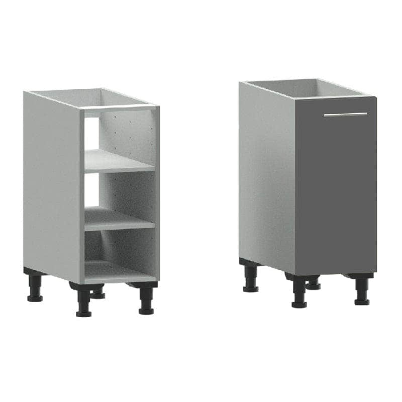Alterna vaskerom: Benkeskap B40-60xD60xH72cm m/1 dør Grå matt / 30cm Alterna Benkeskap vaskerom GRO-7011065