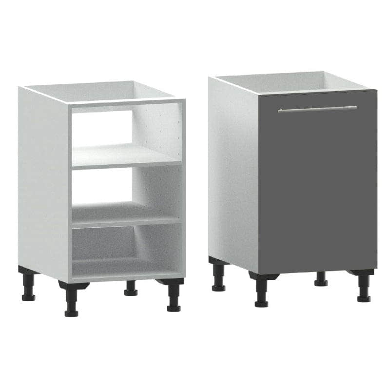 Alterna vaskerom: Benkeskap B40-60xD60xH72cm m/1 dør Grå matt / 50cm Alterna Benkeskap vaskerom GRO-7011072