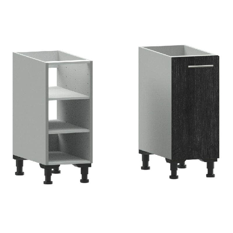 Alterna vaskerom: Benkeskap B40-60xD60xH72cm m/1 dør Mørk eik / 30cm Alterna Benkeskap vaskerom GRO-7011068