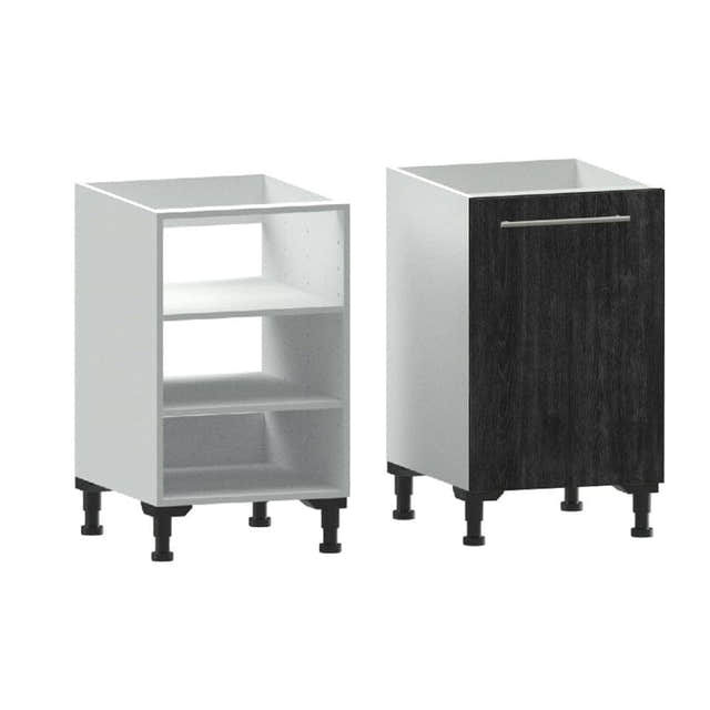 Alterna vaskerom: Benkeskap B40-60xD60xH72cm m/1 dør Mørk eik / 50cm Alterna Benkeskap vaskerom GRO-7011075