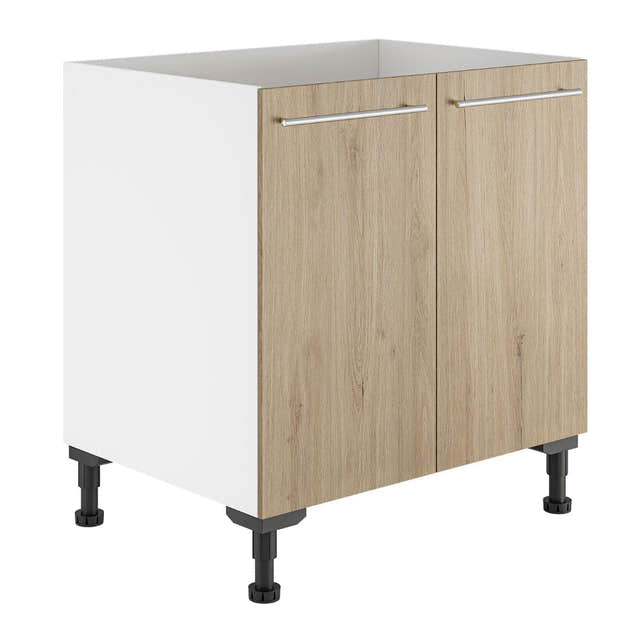 Alterna vaskerom: Benkeskap B60-80xD60xH72cm m/2 dører 80cm / Eik Alterna Benkeskap vaskerom GRO-7011983