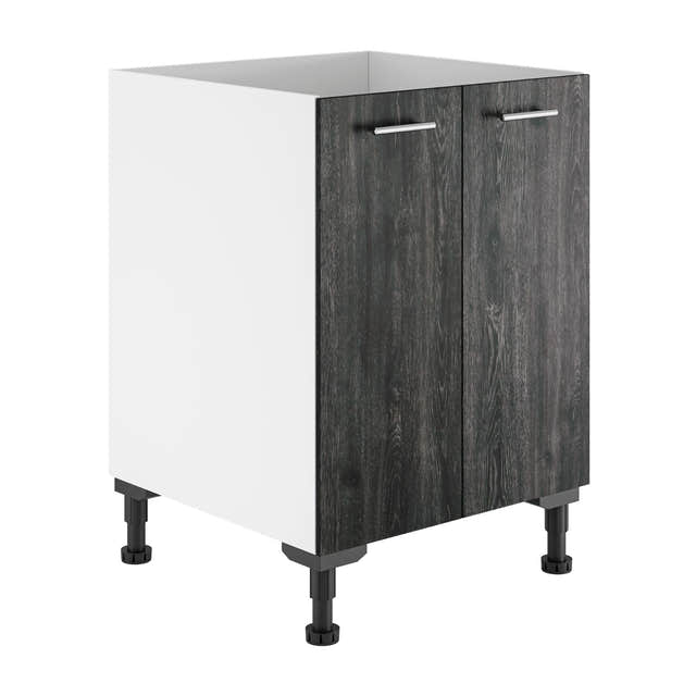 Alterna vaskerom: Benkeskap B60-80xD60xH72cm m/2 dører Mørk eik / 60cm Alterna Benkeskap vaskerom GRO-7012613