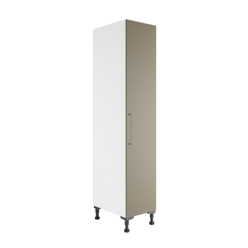 Alterna vaskerom: Høyskap 40-60cm m/rengjøringsinnredning Sand matt / 40cm Alterna Høyskap vaskerom GRO-7011893