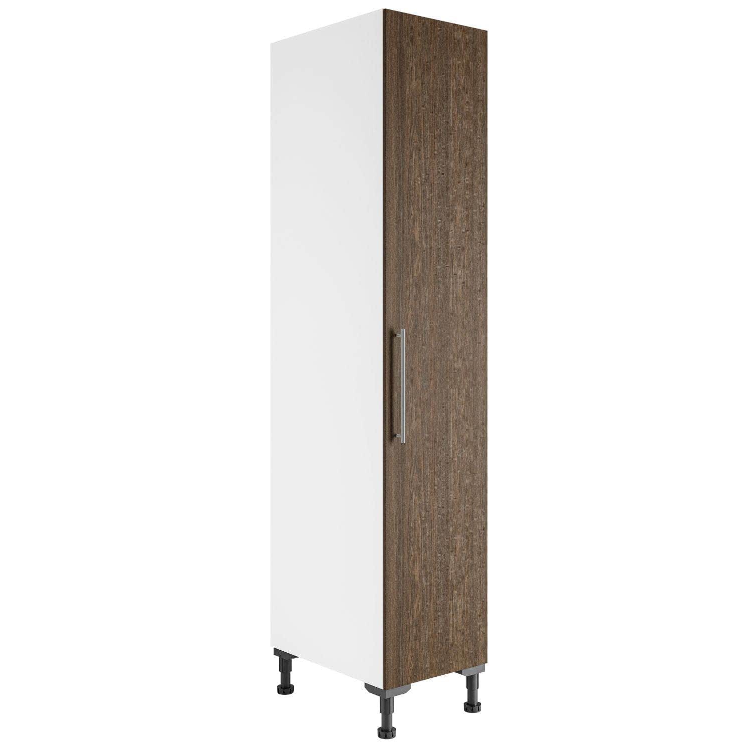 Alterna vaskerom: Høyskap 40-60cm m/rengjøringsinnredning Valnøtt / 40cm Alterna Høyskap vaskerom GRO-7012673