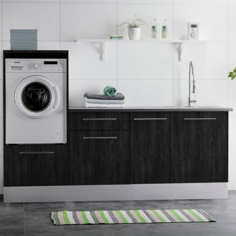 Alterna vaskerom: Lav skuff 63cm for vaskemaskin Alterna Benkeskap vaskerom