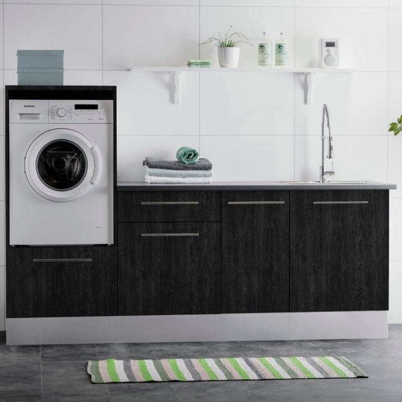 Alterna vaskerom: Lav skuff 63cm for vaskemaskin Alterna Benkeskap vaskerom