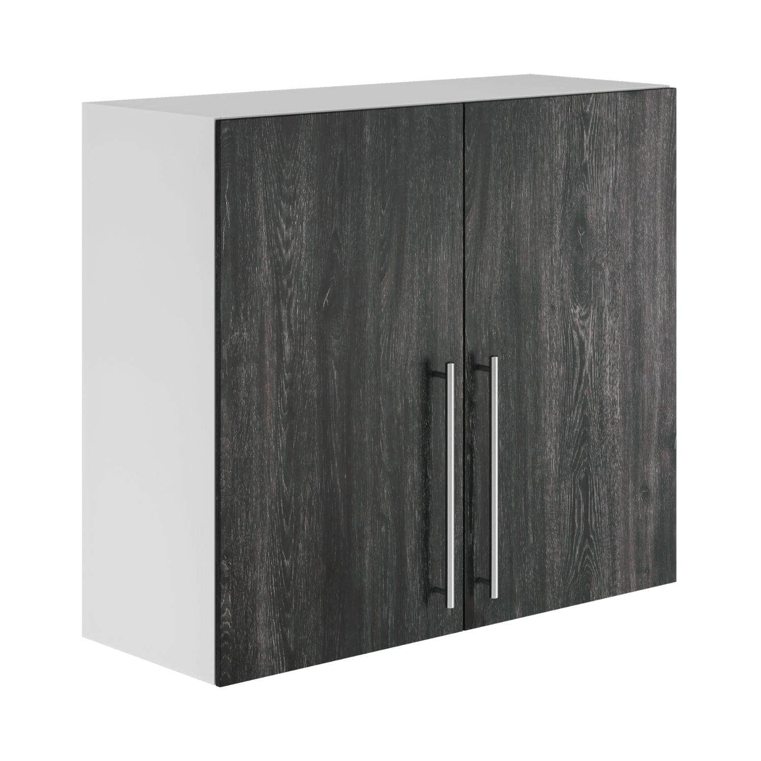 Alterna vaskerom: Overskap B60-80xD30xH72cm m/2 dører Mørk eik / 60cm Alterna Veggskap vaskerom GRO-7012631