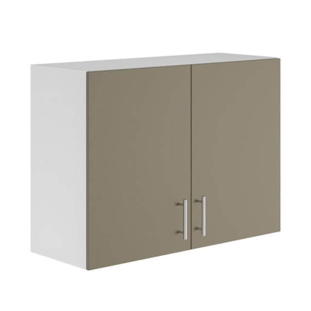Alterna vaskerom: Overskap over vaskemaskin 63cm m/2 dører Sand matt Alterna Veggskap vaskerom GRO-7010358