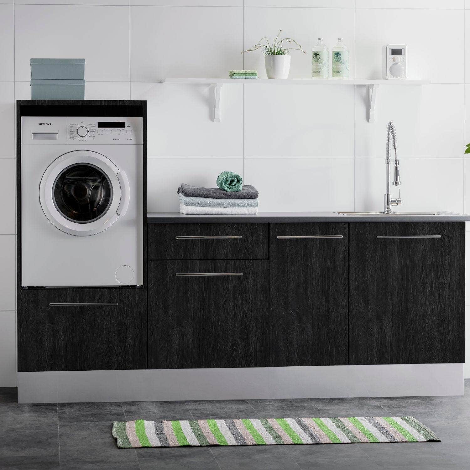 Alterna vaskerom: Ramme 63cm for skuff vaskemaskin Alterna Benkeskap vaskerom
