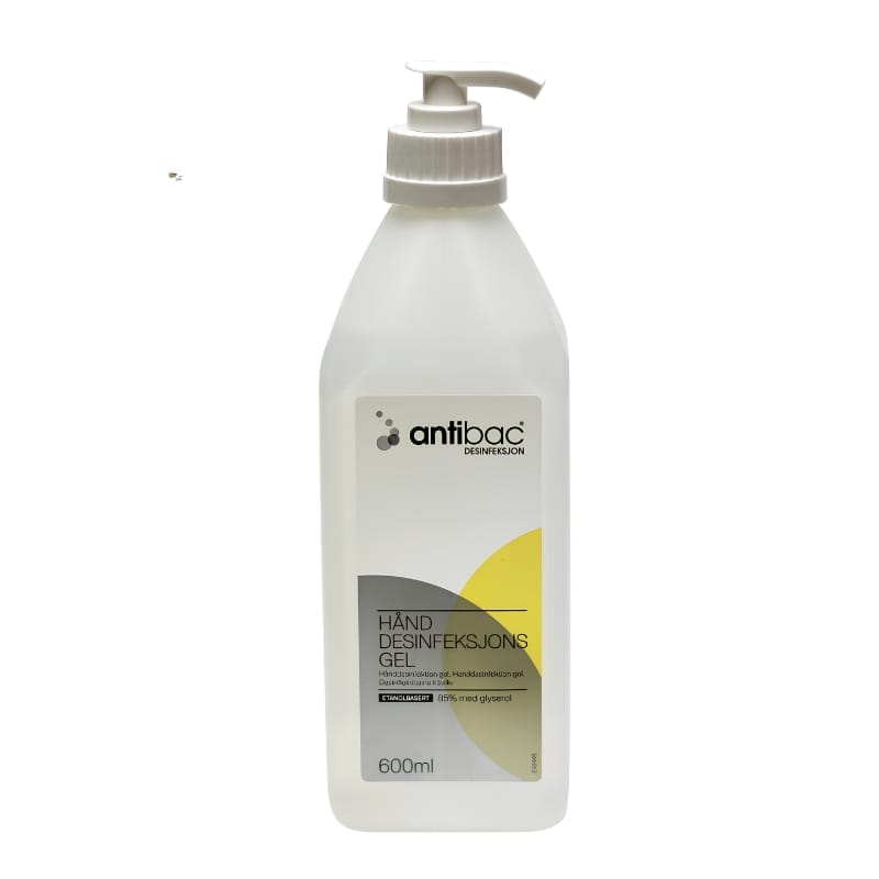 Antibac 85% Gel Hånddesinfeksjon 600ml Antibac Desinfeksjon GRO-611344