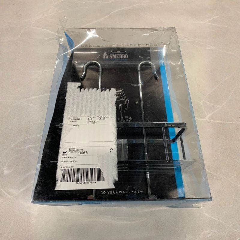 B-vare: Smedbo Sideline 3048 Dusjkurv for Dusjbatteri Krom Krom Smedbo Dusjhylle BV-SMDK3048