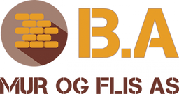 B.A Mur og Flis logo