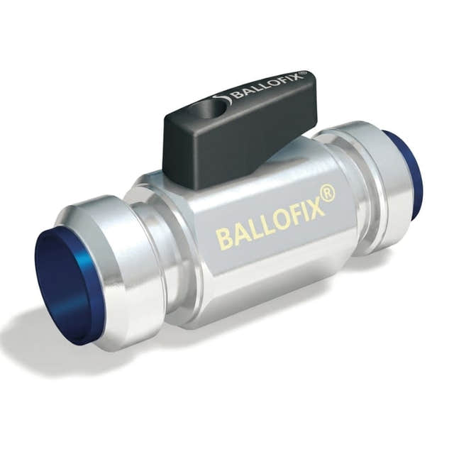 Ballofix Push med Grep 10x10mm Broen Kuleventil GRO-5608713