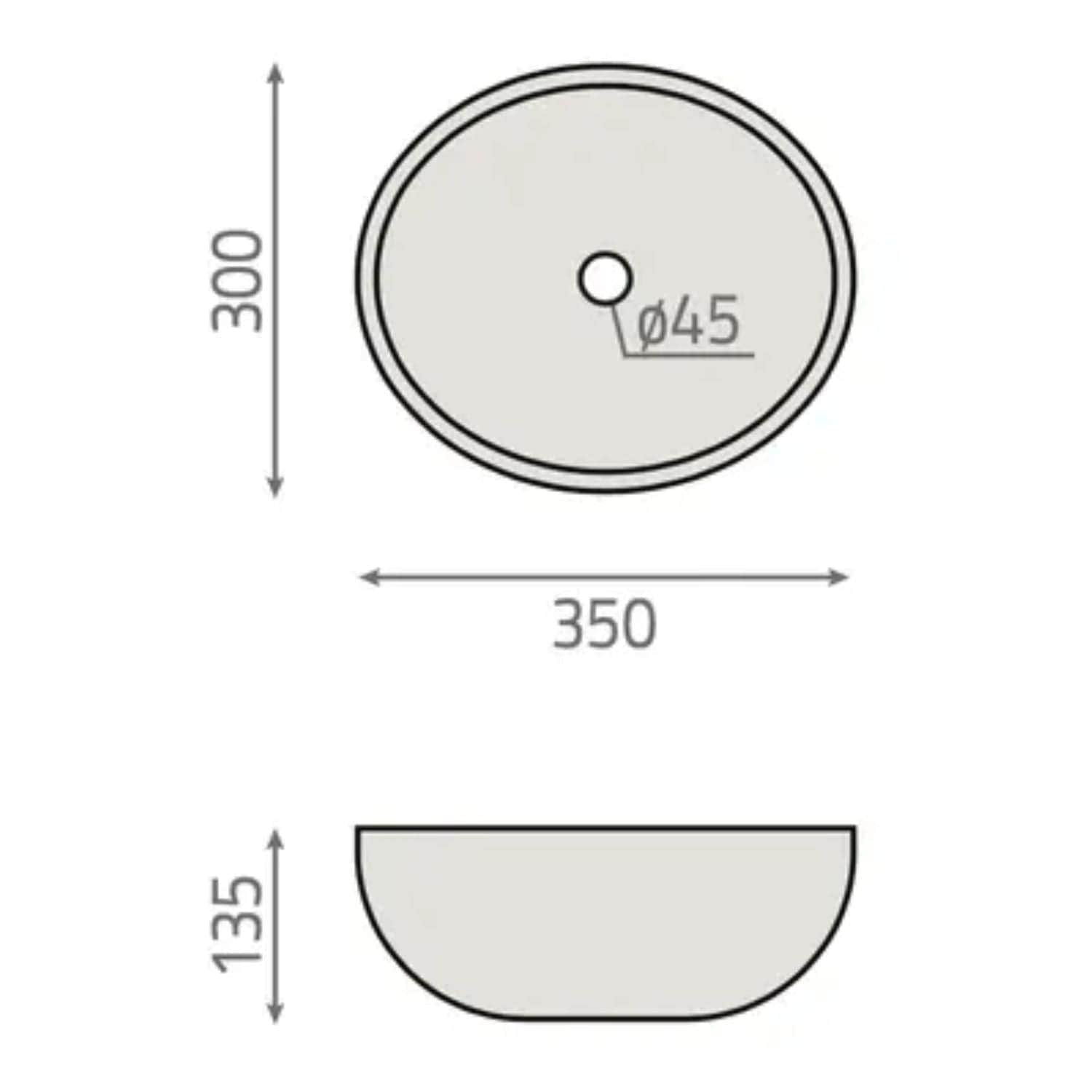 Bathco Dover Bolleservant Lys - stein Beige Bathco Bolleservant KO-7062