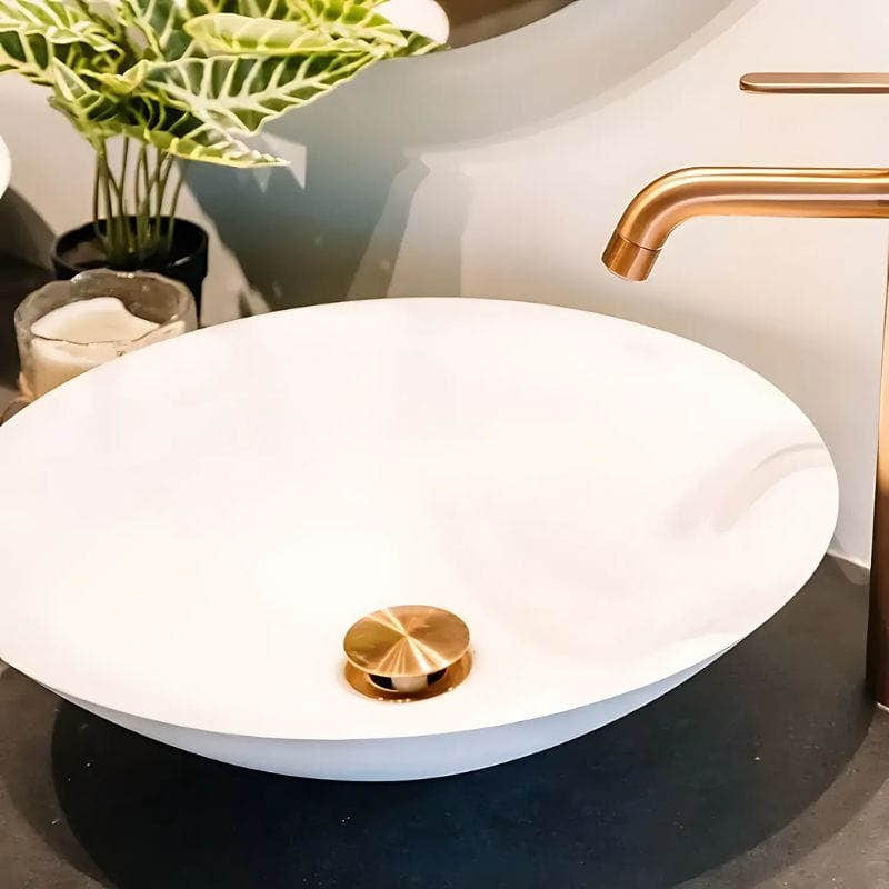 Bathco Piamonte Bolleservant solid surface Hvit matt Bathco Bolleservant KO-6002bl