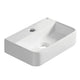 Bathco Zamora Vegghengt Porselensservant Hvit Bathco Baderomsservant KO-7028