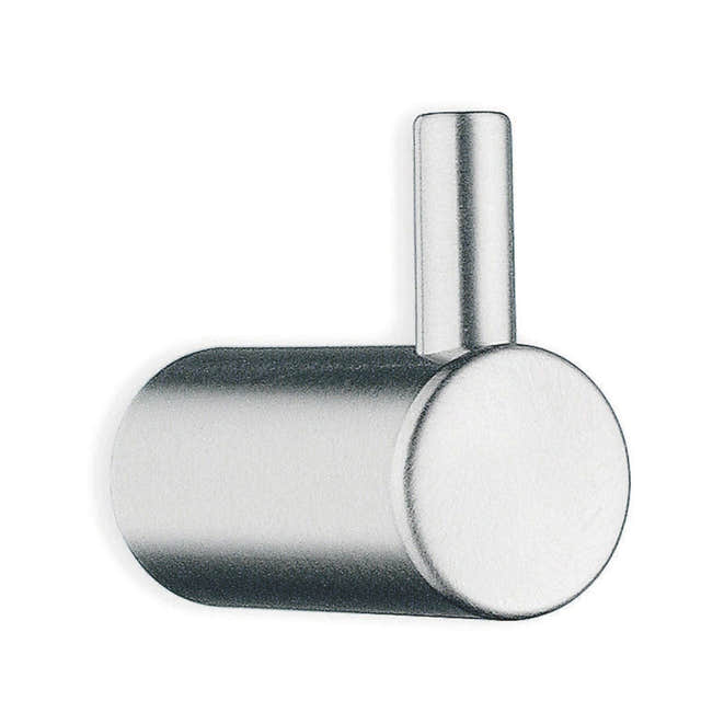 Beslagsboden 072/073 Enkel Krok Børstet stål / 29mm Beslagsboden Knagger hus SM-BN072M
