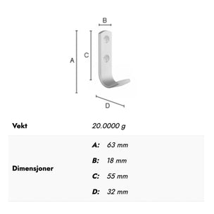 Beslagsboden 1043 Enkel Krok