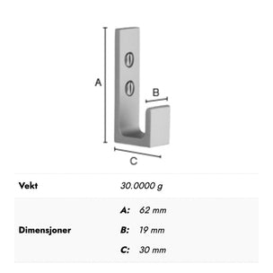 Beslagsboden 1047 Enkel Krok