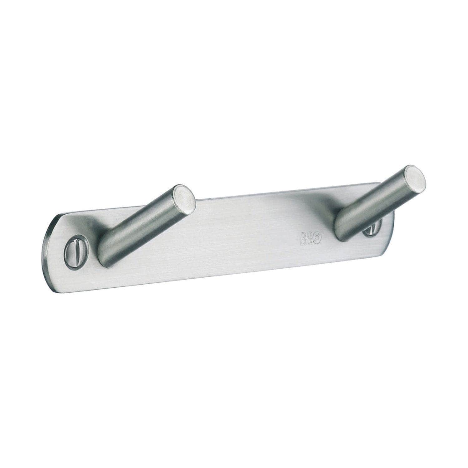 Beslagsboden 1062 Kroklist Dobbel Krok Rustfritt stål Beslagsboden Knagger hus SM-B1062