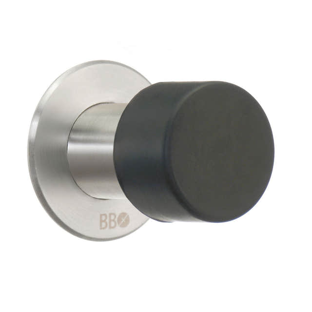 Beslagsboden 147/148 Dørstopper Børstet stål / 45mm Beslagsboden Dørhåndtak innerdør SM-BK147M